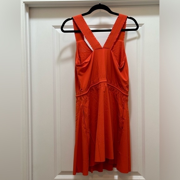 Athleta Women’s Orange/Red Savannah Strap Mini Dress NWOT Size Small - Picture 6 of 12